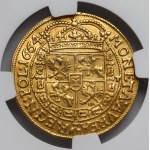 Jan II Kazimierz, DWUDUKAT Kraków 1664 AT