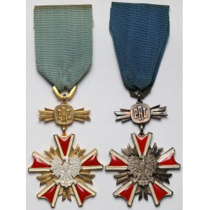 People's Republic of Poland, Order of Merit of the Polish People's Republic, Classes IV and V — set (2 pieces)