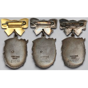 Russia / USSR, Motherly Glory Order, Classes I–III – set (3 pieces)