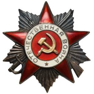 Rosja / ZSRR, Order Wojny Ojczyźnianej kl.II #137157 [1944] - złota nakładka
