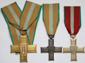 PRL, Krzyż Grunwaldu - zestaw (3szt)