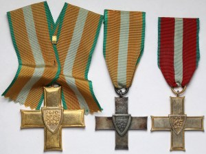PRL, Krzyż Grunwaldu - zestaw (3szt)