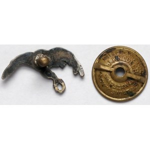 Miniatur, Pilotenabzeichen – aus SILBER – Jan Knedler, Warschau
