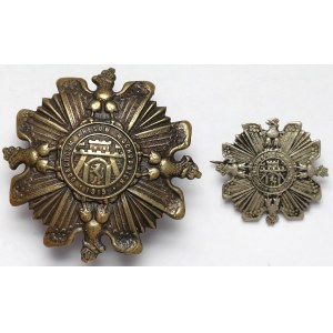 Odznaka i miniatura, ORLĘTA Obrońcom Kresów 1919 - wz.1 - zestaw (2szt)