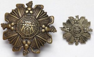 Odznaka i miniatura, ORLĘTA Obrońcom Kresów 1919 - wz.1 - zestaw (2szt)