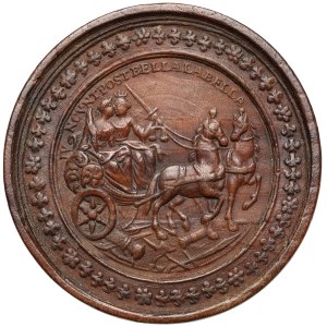 Austria, Checkers Medal / Brettstein - The Capture of Buda - Chariot
