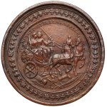 Austria, Checkers Medal / Brettstein - The Capture of Buda - Chariot