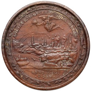 Austria, Checkers Medal / Brettstein - The Capture of Buda - Chariot