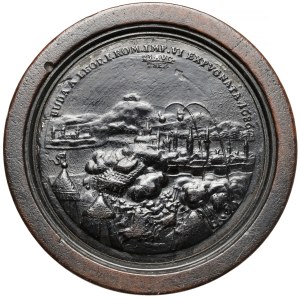 Austria, Checkers Medal—Charles V of Lorraine / The Capture of Buda, 1686
