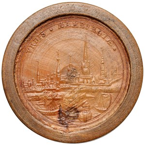 Deutschland, Dame-Medaille / Brettstein – Nürnberg / Hamburg