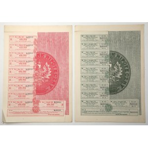 Banca Ipotecaria per Azioni di Leopoli, 4, 4,5% Titoli ipotecari da 50 e 100 zł, 1926 (2 pezzi)