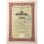 Lviv Land Credit Society, 4.5% Mortgage Bond, 10,000 zł, 1934