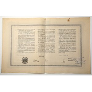 Poznaň, 8 % mestská dlhopisová emisia, 100 zlotých, 1927