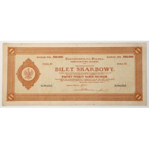 5% Treasury Bond, Series IV, 500,000 mkp, 1923