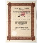 GIESCHE Joint-Stock Company, Katowice, 1 million zloty, 1929