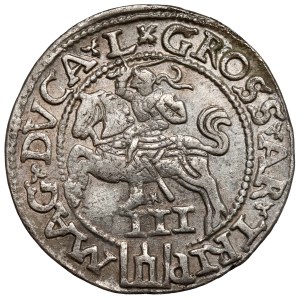 Sigismondo II Augusto, Trojak, Vilnius 1562 - Pogoń grande - L / L x