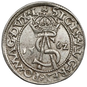 Sigismund II Augustus, Vilnius Tri-coin, 1562 — Large Pogoń — L / LI