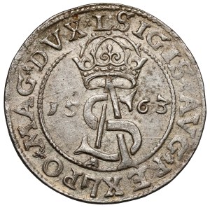 Zygmunt II August, Trojak Wilno 1563 - bez D*G - L