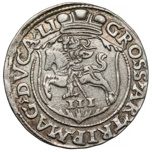 Sigismund II Augustus, Trojak, Vilnius 1563 — from D*G — POLO