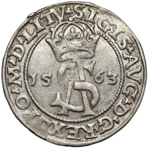 Sigismund II Augustus, Trojak, Vilnius 1563 – from D*G – LITV / LI