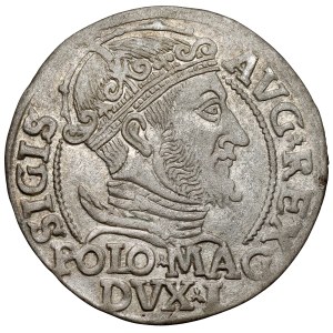 Sigismund II Augustus, Polish foot grosz, 1547, Vilnius—late