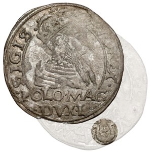 Sigismund II Augustus, Polish foot grosz, 1566, Tykocin–Jastrzębiec