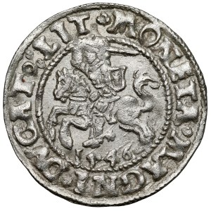 Zygmunt II August, Półgrosz Wilno 1546 - najstarszy - LIT