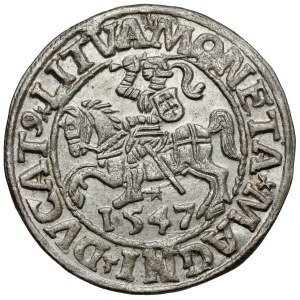 Sigismund II Augustus, Vilnius Half-Groschen, 1547