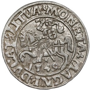 Zygmunt II. August, polgroš z Vilniusa z roku 1549 – jednoduchá verzia – L
