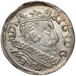 Sigismund III Vasa, Vilnius Tri-coin, 1601 – Swan over the V – BEAUTIFUL