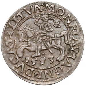 Sigismund II. August, Halbgroschen aus Vilnius 1553 – seltener