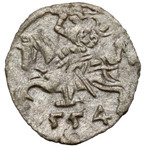 Sigismund II. August, Denar aus Vilnius, 1554