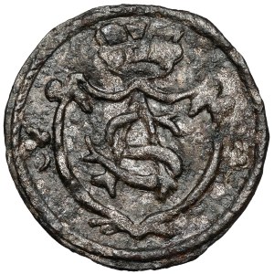 Zygmunt II August, Obol Wilno 1546 - tarcza ozdobna - b. rzadki