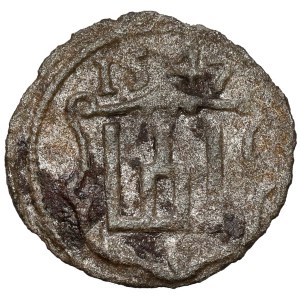 Sigismund II Augustus, Obol, Vilnius, 1547—the last