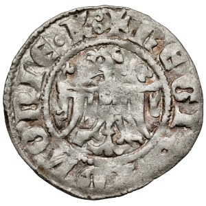 Kazimierz III Wielki, Półgrosz (kwartnik) Kraków - typ V