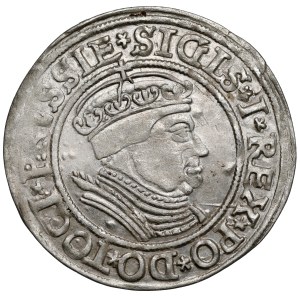 Sigismund I. der Alte, Toruner Groschen von 1534 – mit Haube