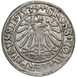 Sigismund I. der Alte, Toruner Groschen von 1534 – mit Haube