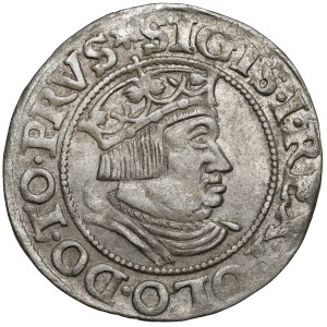 Sigismund I the Old, Gdańsk grosz, 1535 – late issue – rare