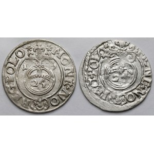 Sigismund III Vasa, Bydgoszcz 1.5-Rak Coins, 1619 and 1621—Set (2 pieces)