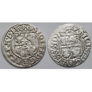 Sigismund III Vasa, Bydgoszcz 1.5-Rak Coins, 1619 and 1621—Set (2 pieces)