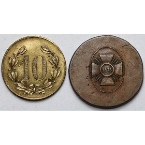 Czechy (Teplá) / Niemcy, żetony z herbami - zestaw (2szt)