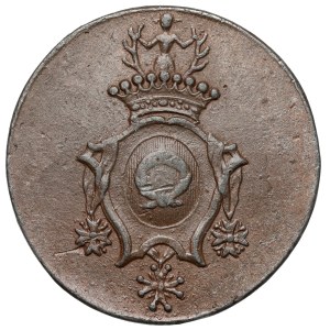 Abguss eines Spielchips von J.F. Holzheusser – Wappen von Nałęcz