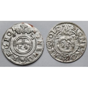 Sigismund III Vasa, Bydgoszcz Półtorak, 1615 and 1622 – set (2 pieces)