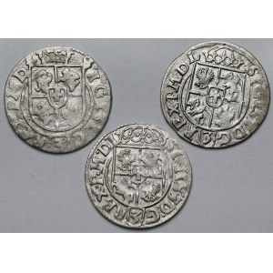 Sigismondo III Vasa, Półtorak di Bydgoszcz 1615-1619 - set (3 pezzi)