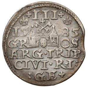 Stefan Batory, Trojak Ryga 1585