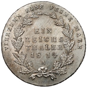 Prussia, Frederick William III, Thaler 1814 A, Berlin