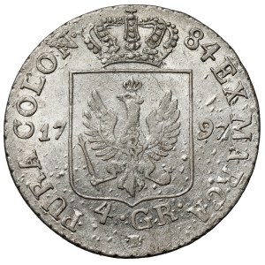 Prussia, Frederick William II, 4 grosze, 1797 A, Berlin