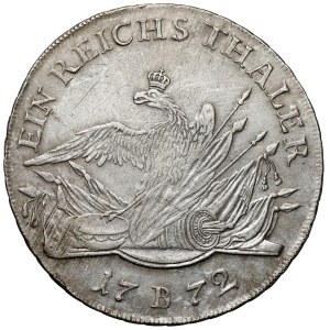 Śląsk, Fryderyk II Wielki, Talar 1772 B, Wrocław