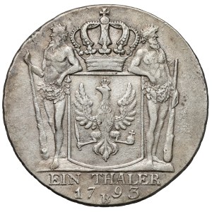Silesia, Frederick William II, Thaler 1793 B, Wrocław
