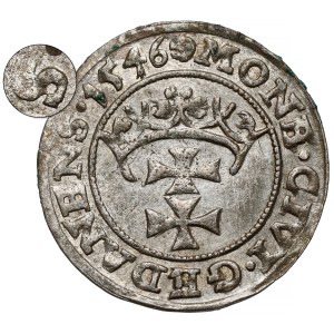 Zygmunt I Stary, Szeląg Gdańsk 1546 - GEDANENS